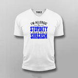 Allergic to Stupidity: Sarcasm Outbreak Tee