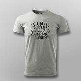 Eye Roll Out Loud: Sarcastic Expression Tee