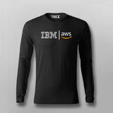 Ibm Aws Logo T-shirt For Men