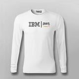 Ibm Aws Logo T-shirt For Men