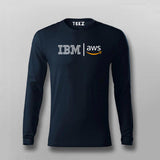 Ibm Aws Logo T-shirt For Men