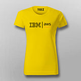 Ibm Aws Logo T-Shirt For Women