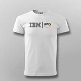 Ibm Aws Logo T-shirt For Men