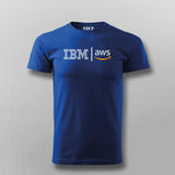 Ibm Aws Logo T-shirt For Men