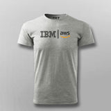 Ibm Aws Logo T-shirt For Men