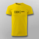 Ibm Aws Logo T-shirt For Men