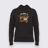 Control Freak Alert: You're Doing It Wrong Women's Hoodie