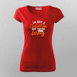 Control Freak Alert: You're Doing It Wrong Women's Tee