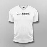 JP Morgan Men's Round Neck Tee - Stylish Financial Wear by Teez