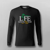 Life is light T shirt for men