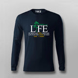 Life is light T shirt for men