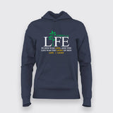 Life is light T shirt for Women