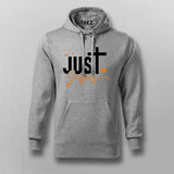 Just Jesus - Simple Faith-Based Men's Hoodie