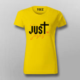 Just Jesus - Simple Devotion Women's T-Shirt