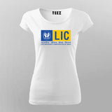 LIC OF INDIA T-Shirt For Women