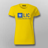 LIC OF INDIA T-Shirt For Women