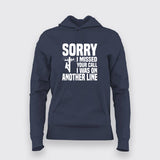 Lineman Sorry I Missed Your Call T-Shirt For Women