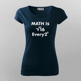 Math Is For Everyone - Women's Inclusive Tee