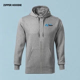 Microsoft-Azure-Developer-grey-zipper-hoodie