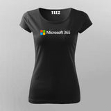 Microsoft 365 T-shirt For Women Online India