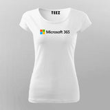 Microsoft 365 T-shirt For Women Online India