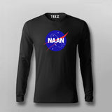 NAANBlackFullSleeveTShirtForMen