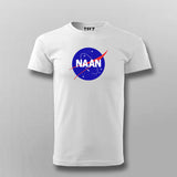 NAANWhiteHalfSleeveTShirtForMen