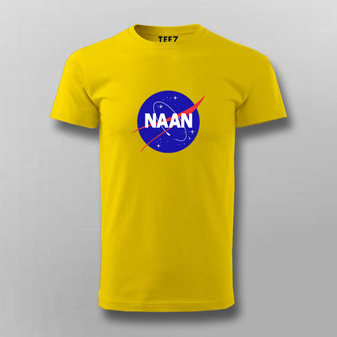 NAANYellowHalfSleeveTShirtForMen