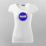 NAANwhitehalfsleevetshirtforwomen