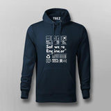 Software Engineer Funny Hoodie for Men - Funny Coder Tee