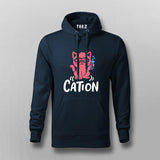 Funny Chemistry Cat Hoodie For Men | Cation Science