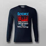 Science Lab T-Shirt For Men - Fun Chemistry & Experiment