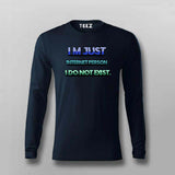 I'm Just an Internet Person - Funny Digital Ghost Men's Tee