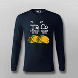 Ta Co Chemistry Pun T-Shirt For Men - Funny Science & Food