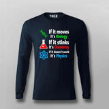 Biology Chemistry Physics T-Shirt For Men - Science Lover Tee