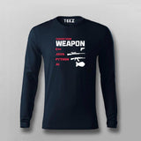 Choose Your Weapon Funny Programmer T-Shirt For Men