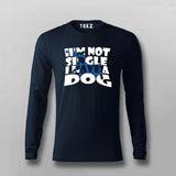 I'm Not Single, I Have a Dog T-Shirt For Men– Funny Pet Lover Tee