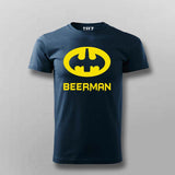 Beerman T-Shirt for Men – Funny Beer Lover Tee Online India