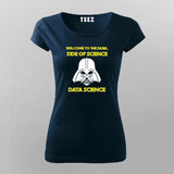 Dark Side of Science T-Shirt For Women | Funny Data Science