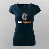 Programmer DNA T-Shirt For Women – Coder Fingerprint