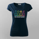 The Coolest Elements Science T-Shirt for Women | Geeky Chemistry Tee