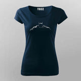 Batman Silhouette T-Shirt For Women - Unleash the Dark Knight