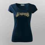 Vidaamuyarchi navy T-Shirt for women