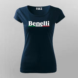 benelli navy Half Sleeve T Shirt For Men