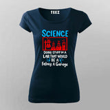 Science Lab T-Shirt For Women - Fun Chemistry & Experiment