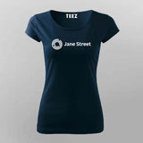 Jane Street Logo T-Shirt For Women – Minimalist Design