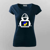 Python Hacker T-Shirt For Women – Cool Programmer & Coder