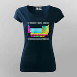 I Wear This Shirt Periodically T-Shirt For Women - Funny Science Tee