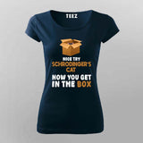 Schrödinger's Cat Paradox Women's T shirt  – Funny Quantum Physics