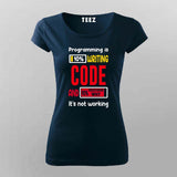 10% Code, 90% Debugging T-Shirt For Women – Funny Programmer